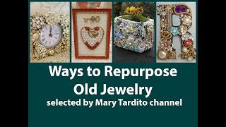 Ways to Repurpose Old Jewelry – Repurposed Jewelry Crafts Ideas – Crafts to Make and Sell [upl. by Asenab]