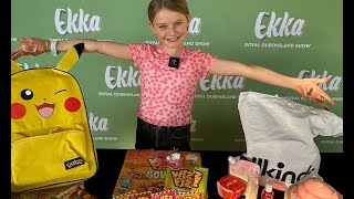 EKKA SHOWBAG HAUL 🤩 🛍 [upl. by Enois]