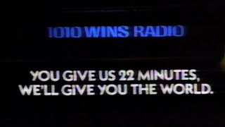 80s Commercial  1010 WINS  radio station  1985 [upl. by Ferrigno]