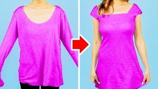 35 KLEIDUNG HACKS WIE DU EINEN FADEN LOOK AUFFRISCHT [upl. by Leigha]