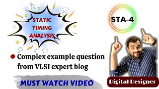 Setup time example  STA Tutorial4  Example Question knowledgeunlimited interview [upl. by Enirolf508]