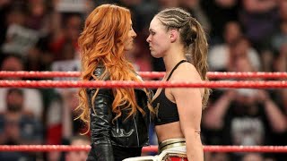 WWE Full Match  Becky Lynch Vs Ronda Rousey  Monday Night RAW Full Match [upl. by Trilley]