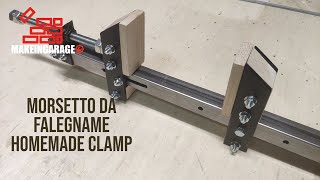 Morsetto da falegname  Homemade clamp Fai da te [upl. by Eirtemed485]