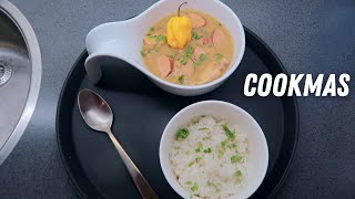 Surinaamse snert oftewel ERWTENSOEP eten tijdens deze koude dagen  moeders recept  CookMas 1431 [upl. by Alauqahs]