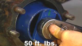 How to adjust Wheel Bearings on a Rear Drive Axle [upl. by Radnaxela]