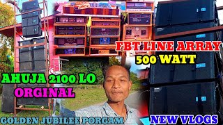 FBT LINE ARRAY 500 WATT AHUJA 2100 LO ORGINAL STX JBL 1800 YAMAHA MGP 24 X MIXER WATT DISAN VLOGS [upl. by Gracye260]