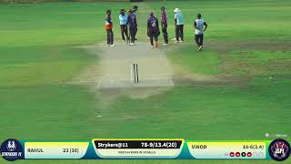 GENTLEMENS CRICKET LEAGUE GCL  4 TEAM JSPL vs STRYKERS11 [upl. by Eilsew709]