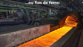 Minério de Ferro da mina ao portão de casa [upl. by Onahpets]