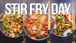 THREE INSANELY DELICIOUS STIR FRY RECIPES THAT WILL BLOW YOUR MIND 🤯  SAM THE COOKING GUY [upl. by Asset]