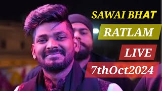 Sawai Bhatt in Ratlam live in concert  Navratri spacial [upl. by Borras]