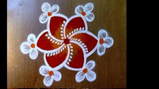 5 Attractive Dussehra and Diwali Special Rangoli kolam designs 🌺 32 dots Vijayadashami kolangal [upl. by Eelram]