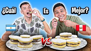 ALFAJORES PERUANOS 🇵🇪 vs ALFAJORES de maicena ARGENTINOS 🇦🇷 ¿Cuál Es Mejor [upl. by Atneuqal290]