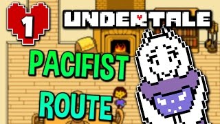 Undertale  SPARING TORIEL Pacifist Route 1 [upl. by Adamis]