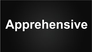 Apprehensive Meaning in Urdu How to Apprehensive in English Apprehensive Meaning in Hindi [upl. by Anirahtak]