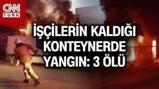 İstanbul Sultanbeylide Fabrikada Yangın 3 Kişi Hayatını Kaybetti Haber [upl. by Cirilla437]