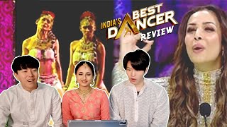 Indias Best Dancer Reaction by Korean  Saumya और Vartika को मिला [upl. by Notyrb]