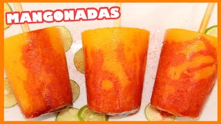 MANGONADAS  PALETAS DE HIELO  DELICIOSA RECETA [upl. by Munroe]