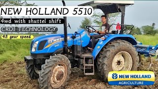 New Holland 5510 4wd । CRDI technology full details amp review [upl. by Nivert]