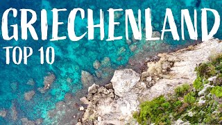 GRIECHENLAND Urlaub  TOP 10 Reiseziele [upl. by Nnelg736]