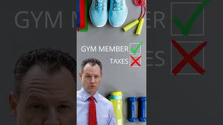 Tax EXPERT Reveals How to Deduct Gym Membership Shorts tax [upl. by Aihsot]