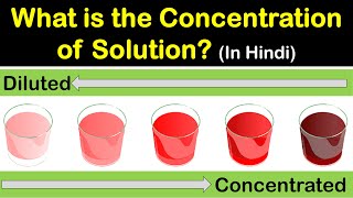 What is Concentration of Solution  Hindi  Dr Priyank Singhvi [upl. by Aiekal]