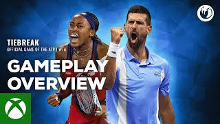 TIEBREAK Official game of the ATP and WTA  Gameplay Overview [upl. by Ellecram]