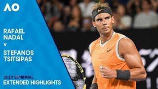 Rafael Nadal v Stefanos Tsitsipas Extended Highlights  Australian Open 2019 Semifinal [upl. by Cuyler]