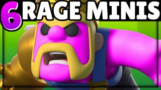 6 Rage Minis in 1 Deck  INFINITE RAGE [upl. by Anawat682]