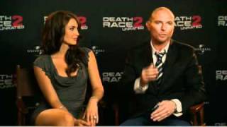 ET Canada Death Race 2 Tanit Phoenix and Luke Goss [upl. by Stanleigh]