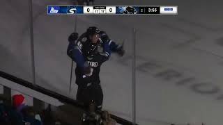 Ēriks Mateiko Goal vs Chicoutimi Sagueneens 03122023  QMJHL [upl. by Seavey]