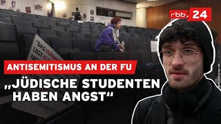 FU Berlin Student prangert Antisemitismus an [upl. by Ijan]