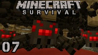 Minecraft Survival  7  Spider XP Farm   Luna SSP [upl. by Zertnom]