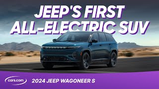 2024 Jeep Wagoneer S Up Close Jeep’s First EV Has 600 HP [upl. by Laamaj]