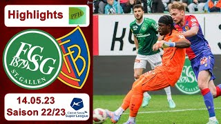 Highlights FC StGallen vs FC Basel 14052023 [upl. by Jain]