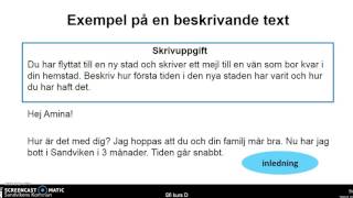 Beskrivande text  Sfi kurs D [upl. by Cyril]