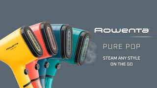 Rowenta Pure Pop Handheld steamer for clothes [upl. by Noeled500]