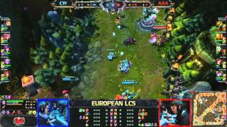 CW vs AAA  LCS 2013 EU Spring W4D1 English [upl. by Berne940]