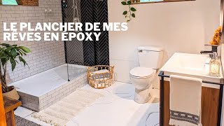 Mon plancher marbre en Époxy avec D Effect Époxy [upl. by Alaekim]