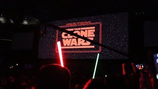 THE CLONE WARS SEASON 7 TRAILER  Star Wars Celebration 2019 LIVE ARENA REACTIONS [upl. by Dall]