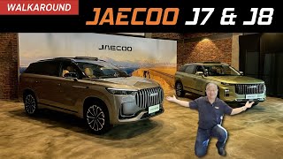 JAECOO J7 amp JAECOO J8 Walkaround Preview  Another Luxury OffRoad SUV from China by Chery [upl. by Estele]