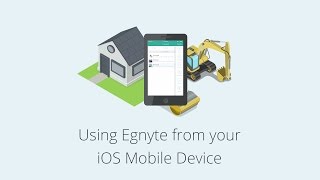 Using Egnyte from your iOS Mobile Device [upl. by Dougald]