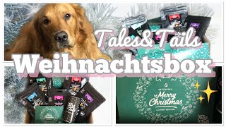 Tales amp Tails Weihnachtsbox 🎄 100 natürliche Zutaten 🐟 [upl. by Bradman]