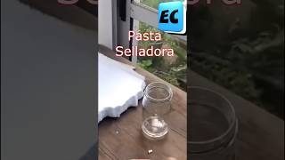 Pasta selladora casera diy tips tutorial juntamugre reciclaje bricolage techo reparacion [upl. by Asaph919]