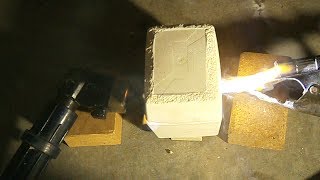 Homemade Miniature Carbon Arc Furnace  prototype [upl. by Notwen]