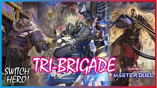 TRIBRIGADE XYZ LINK FESTIVAL COMBO GAMEPLAY YuGiOh Master Duel tribrigade masterduel [upl. by Stan]