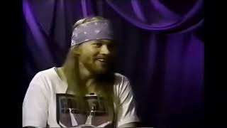 Axl Rose talks about touring 1992 [upl. by Lacy]