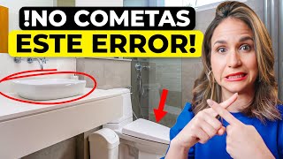 12 ERRORES EN TU BAÑO PEQUEÑO  Alternativas Fáciles de Lujo [upl. by Asiulana]