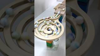 Marble Run ASMR ☆ HABA Wave Slope amp Rotating rail milk bottle🥛shorts marblerun marblerunone [upl. by Gladstone]