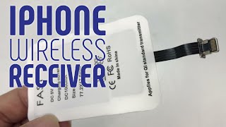 Wireless Charger iPhone Receiver Review [upl. by Miller]