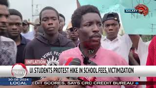 UI STUDENTS PROTEST HIKE IN SCHOOL FEES VICTIMIZATION [upl. by Junina]